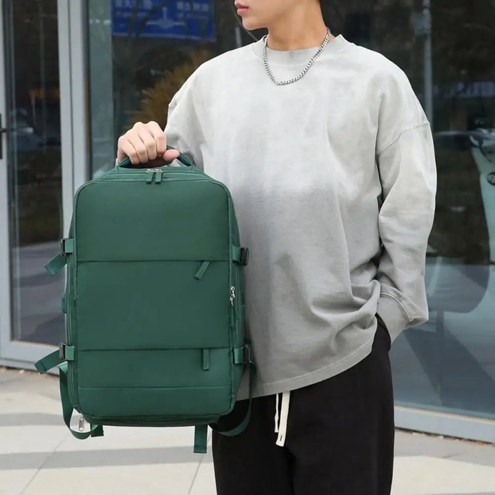 Backpack Briefcase Capacity Travel Backpack for Women Men with Multi Pockets Waterproof College Bag for Hiking Business Daypack