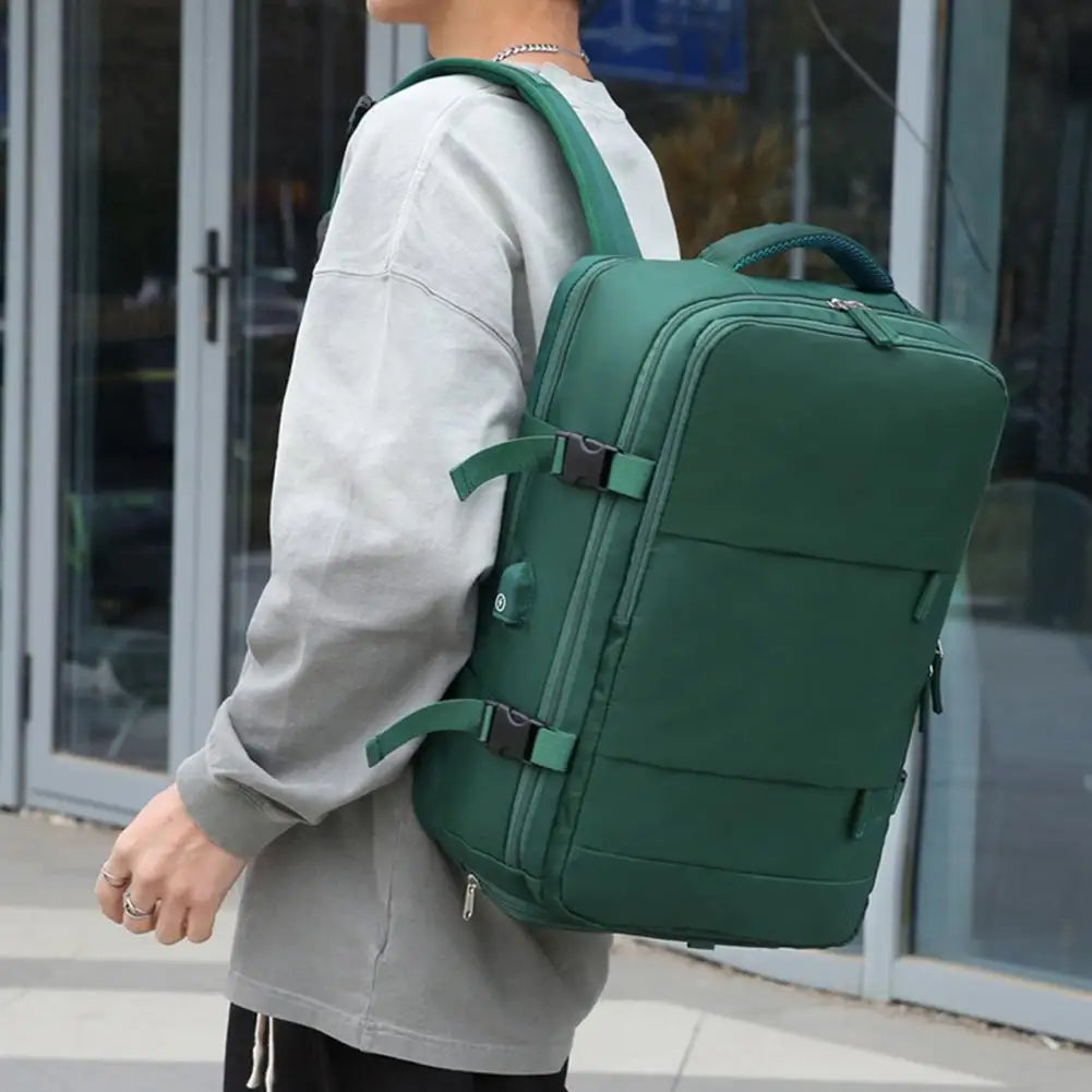 Backpack Briefcase Capacity Travel Backpack for Women Men with Multi Pockets Waterproof College Bag for Hiking Business Daypack