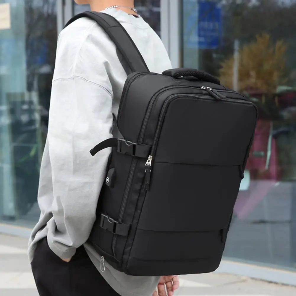 Backpack Briefcase Capacity Travel Backpack for Women Men with Multi Pockets Waterproof College Bag for Hiking Business Daypack