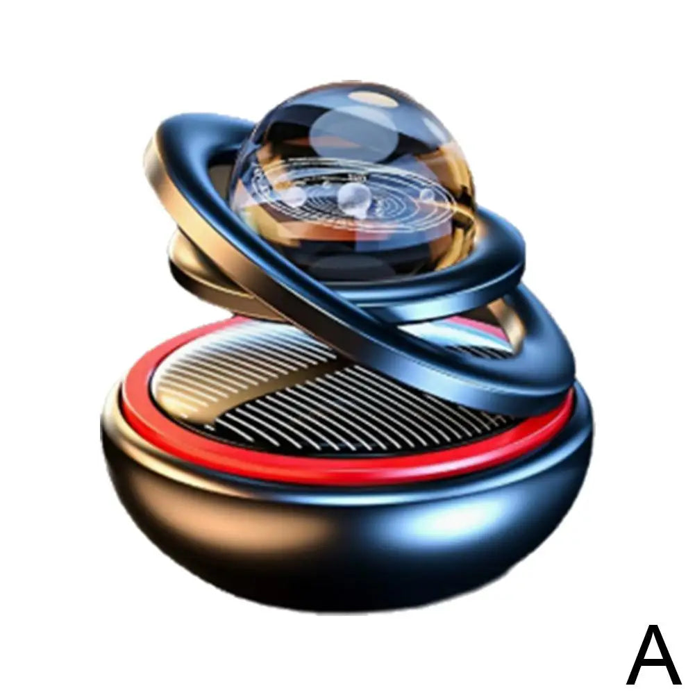 Car Solar Aromatherapy Ornaments Car Double Suspended Crystal Ball Aromatherapy